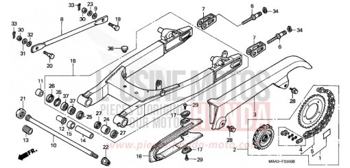 BRAS OSCILLANT VT750CW de 1998